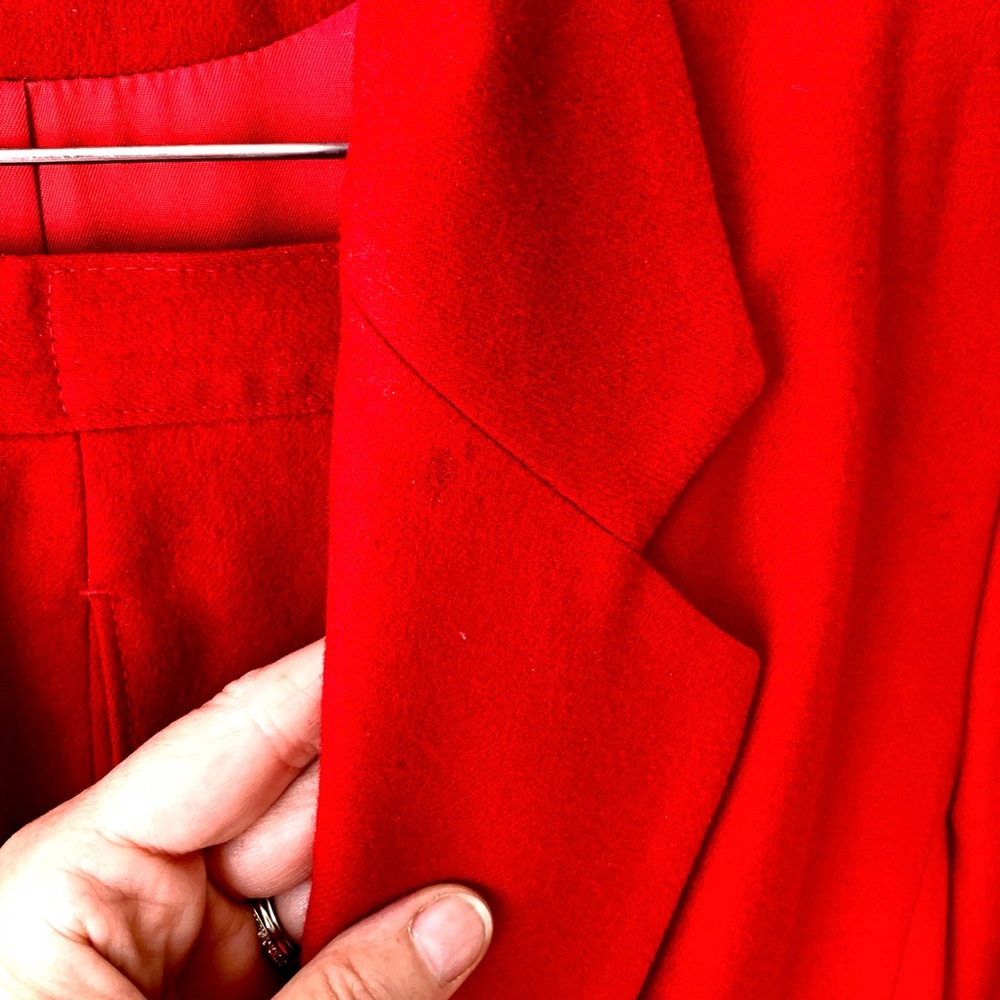 Vintage red Pendleton power pant suit - Picture 2 of 8